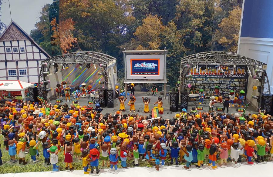 Museum im Kloster zeigt Reggae Jam Festival aus Playmobil