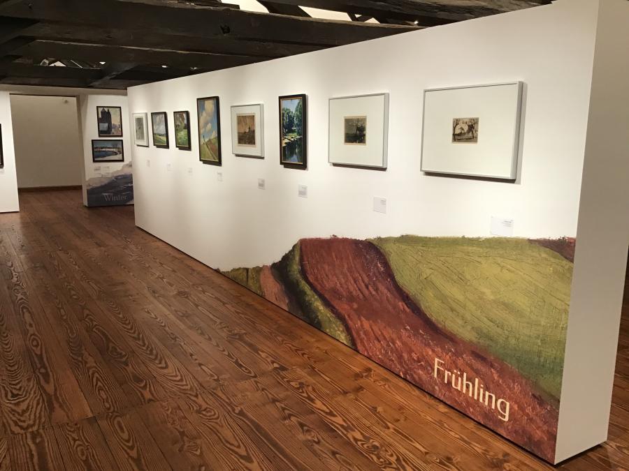 Franz Hecker hat unter anderem den Frühling im Osnabrücker Land in seinen Bildern eingefangen. Diese und andere Werke seines Schaffens sind noch bis zum 14. April im Museum im Kloster in Bersenbrück zu sehen. Foto: Landkreis Osnabrück