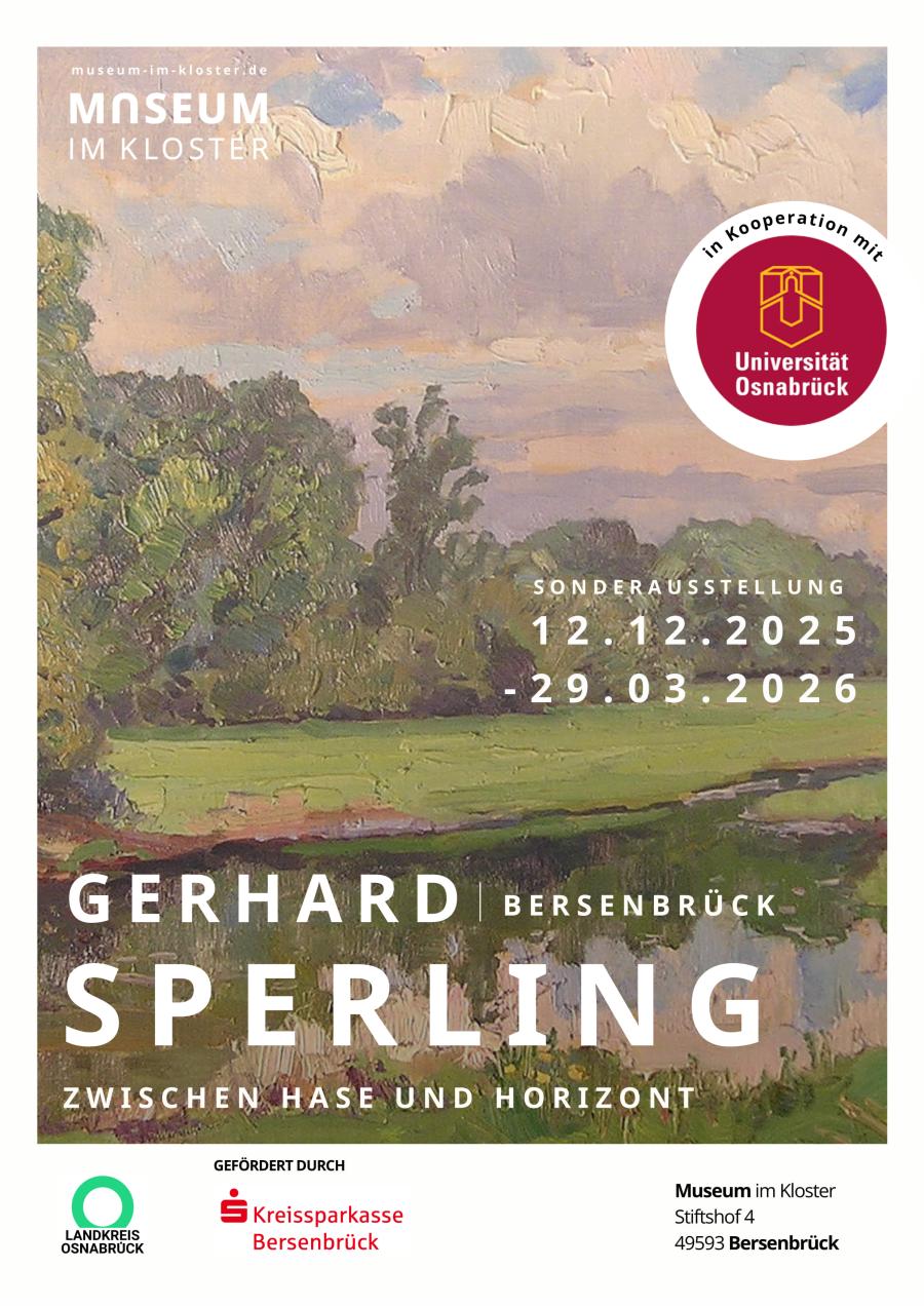 Ausstellungsplakat Gerhard Sperling - Zwischen Hase und Horizont
