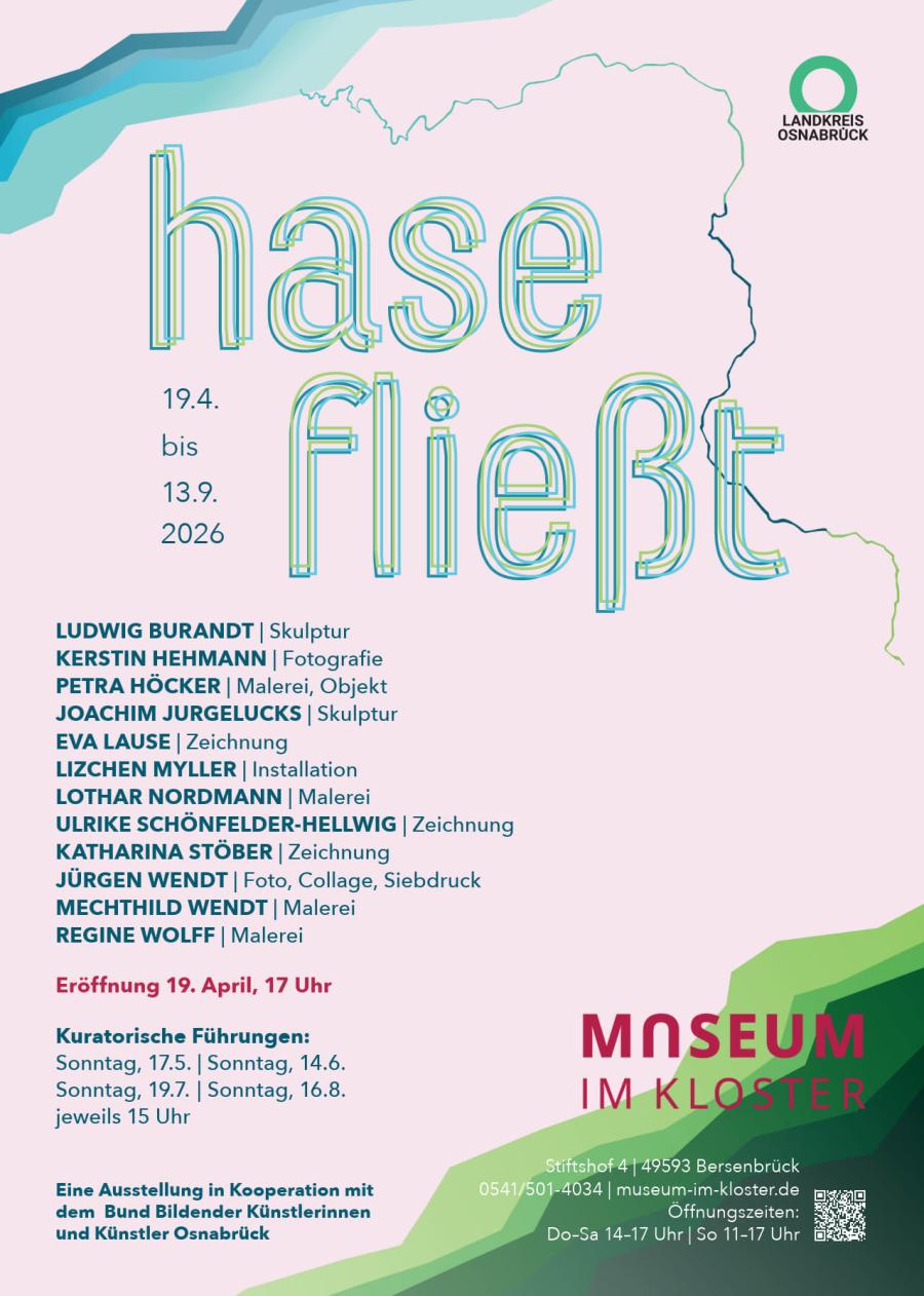 Plakat Hase fließt