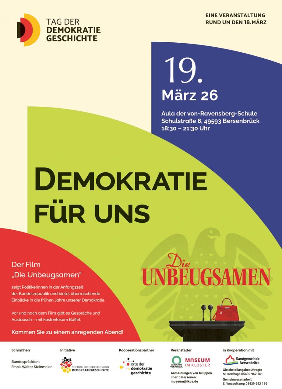 Plakat Demokratie Kinoabend