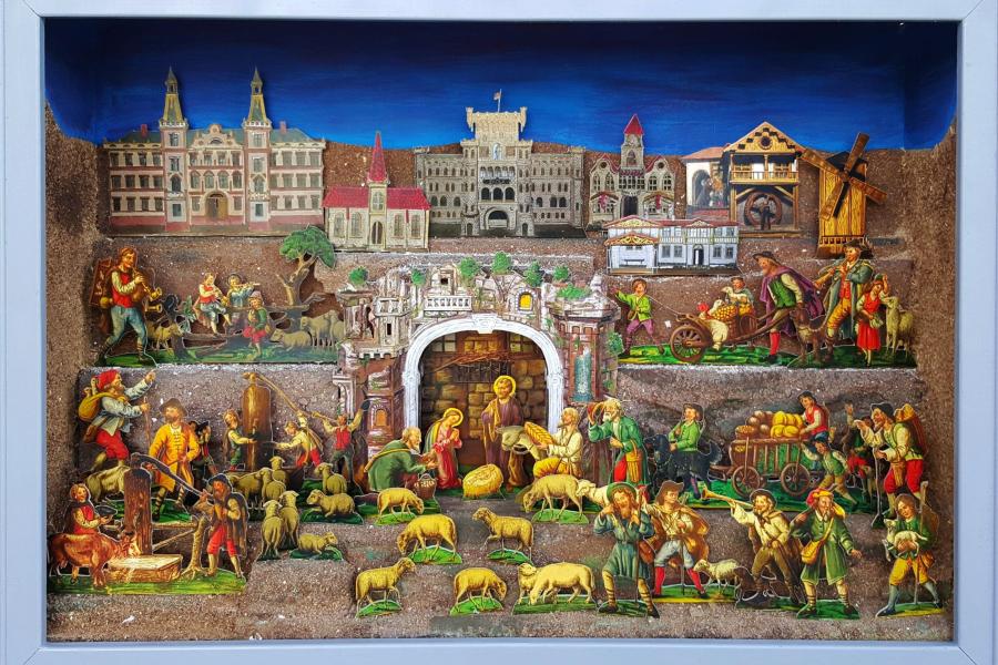 Sonderausstellung „Frieden auf Erden! Weihnachtskrippen aus Papier" vom 2.12.23 bis 4.2.24