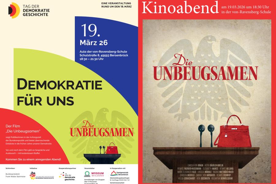 Duo Plakat Demokratie Kinoabend